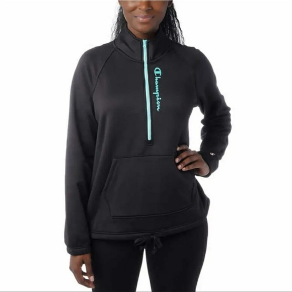 Womens Champion Ladies' Quarter Zip Fleece Jacket - Picture 1 of 4